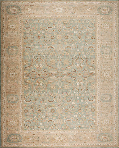 129329 ANT COLLECTION Teal/Brown 13.0 X 20.1